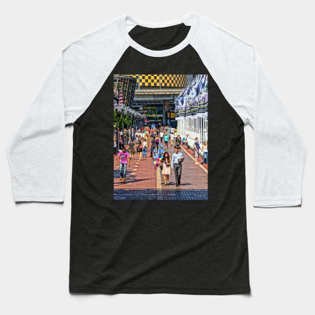 Cockle Bay Wharf, Darling Harbour, Sydney, NSW, Australia Baseball T-Shirt by Upbeat Traveler